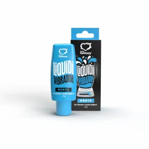 Gel Vibrador L&iacute;quido Beij&aacute;vel - Liquidi Vibrador Menta