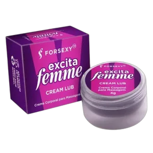 Cream Lub Excitante Feminino - Excita Femme - Desejo e Cia Sex Shop RJ