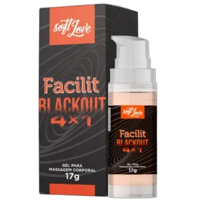Dessensibilizante Anal - Facilit Blackout 4X1 - Desejo e Cia Sex Shop RJ