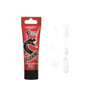 Excitante 2x Mais Vibração - Black Mamba - imagem 2 - Desejo e Cia Sex Shop RJ