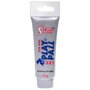 Excitante Masculino 3x1 Prolonga Ereção - Play Pall - Desejo e Cia Sex Shop RJ