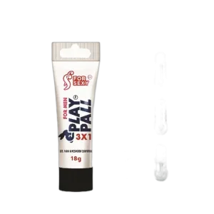 Excitante Masculino 3x1 Prolonga Ereção - Play Pall - imagem 2 - Desejo e Cia Sex Shop RJ