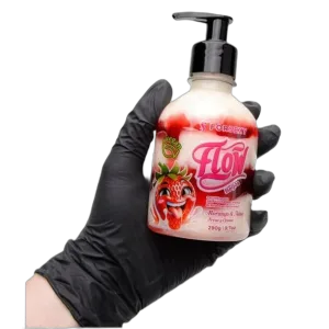 Gel Hidratante Íntimo Beijável - Flow Morango com Champanhe - imagem 2 - Desejo e Cia Sex Shop RJ