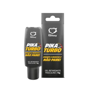 Gel Masculino -  Pika Turbo: Engate a Marcha e Não Pare! - Desejo e Cia Sex Shop RJ
