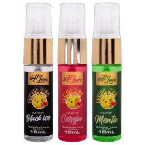 Spray Aromatizante Bucal - Power Kiss - Desejo e Cia Sex Shop RJ