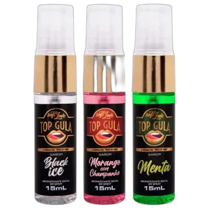 Spray Aromatizante Bucal - Top Gula - Desejo e Cia Sex Shop RJ